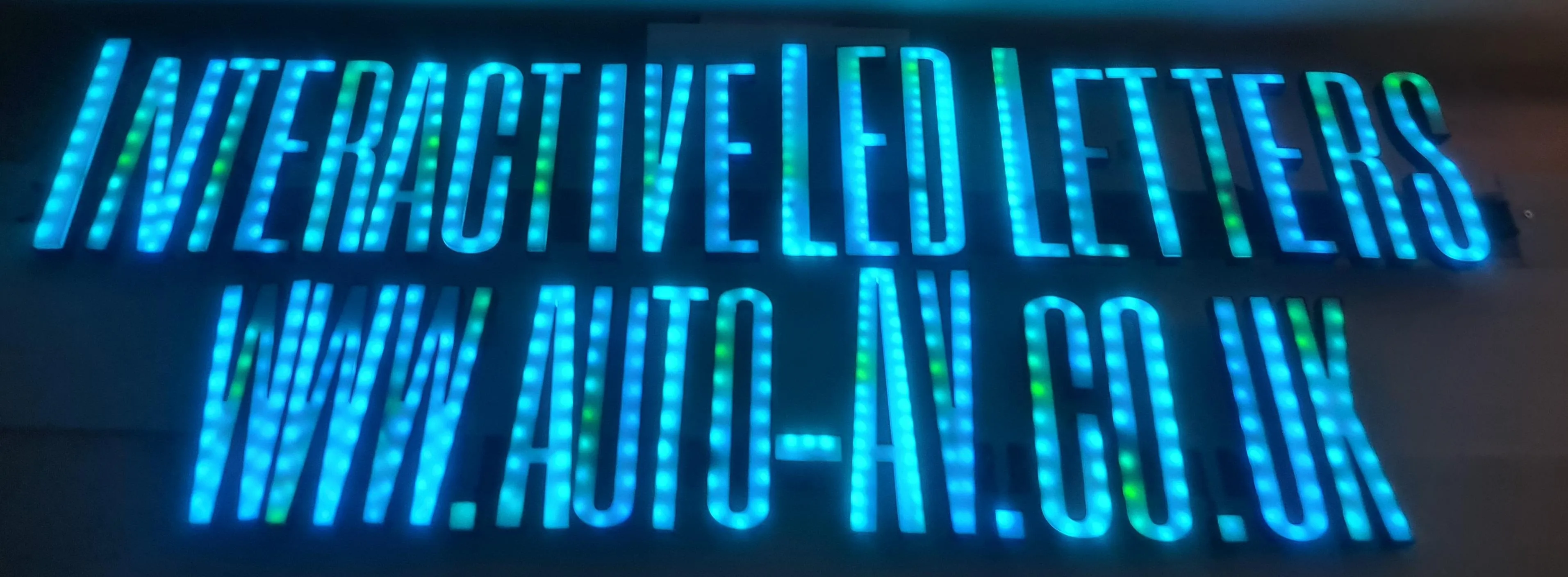 LED letter product photo