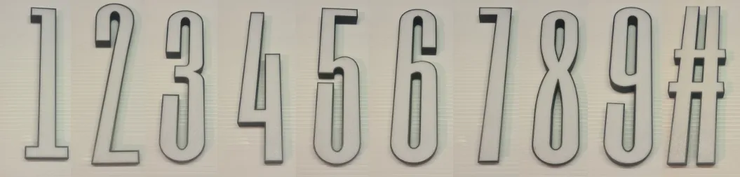 LED numbers
